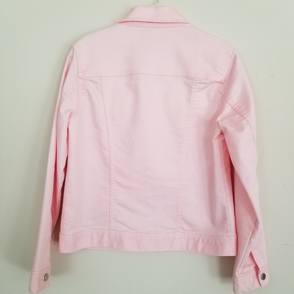 Croft & Barrow Pink Jean Jacket - Picture 5 of 5